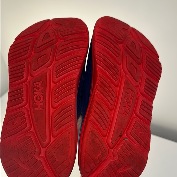 Hoka Women's Athletic Slides - Navy and Red - Picture 5 of 5